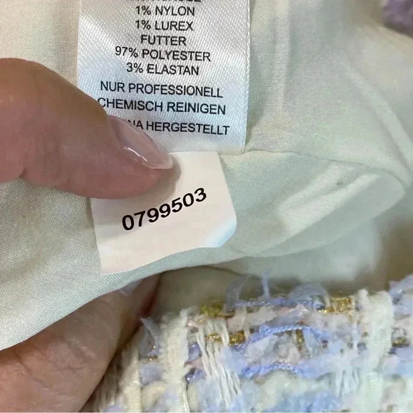 House of Harlow 1960 tweed mini skirt lined size 6 - Picture 3 of 6